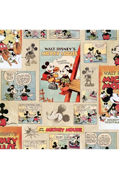 Graham&Brown Komiks Mickey Mouse Mini Vintage Mickey Disney Tapet