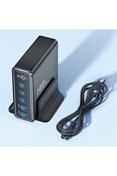 NO BRAND Toocki Gan 140W Stație de încărcare desktop 3XUSB-C + 2XUSB |   5000mA