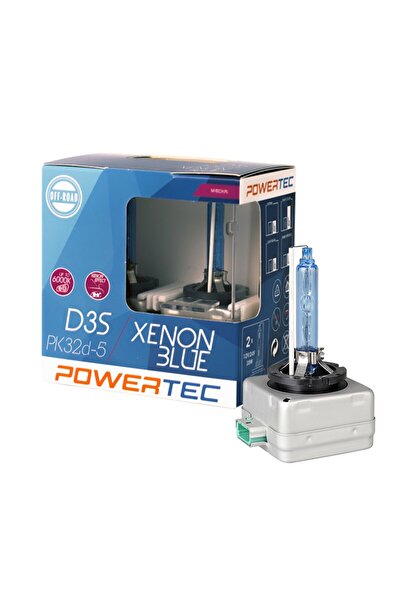 NO BRAND Bec Xenon Жарушка D3S Powertec Xenon Blue 6500K M-Tech Duo Box 2 bucăți