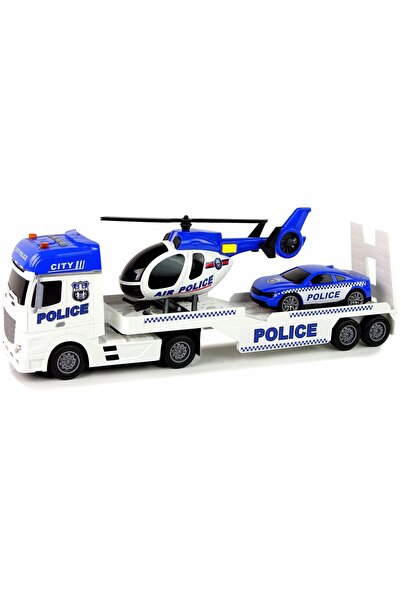 NO BRAND Poliție, mașină de poliție, macara, elicopter, mașină, auto, camion,...