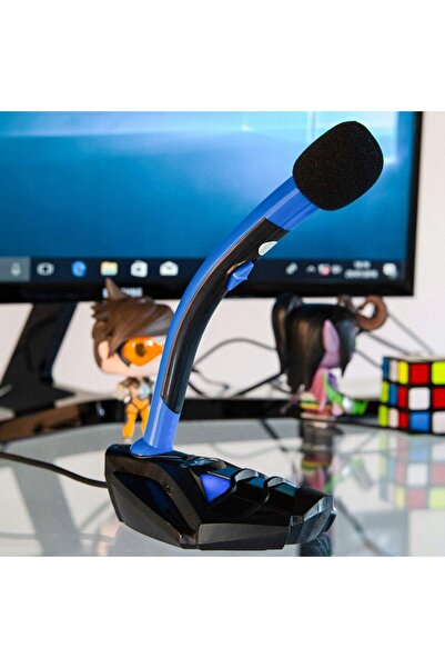 NO BRAND Microfon USB de birou pentru PC și PS4 cu control al volumului