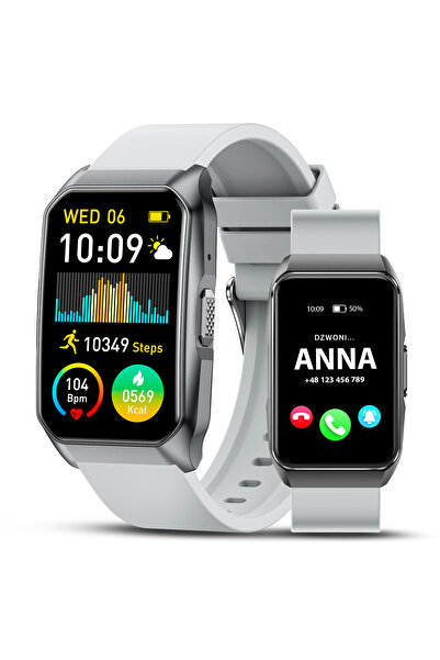 JG Smart Brățară Smartwatch - Notificare Apeluri, Sănătate, Sport, Smartband