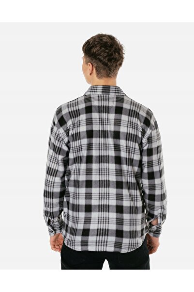 NO BRAND Bluză groasă și călduroasă din fleece pentru bărbați, căptușită cu f...