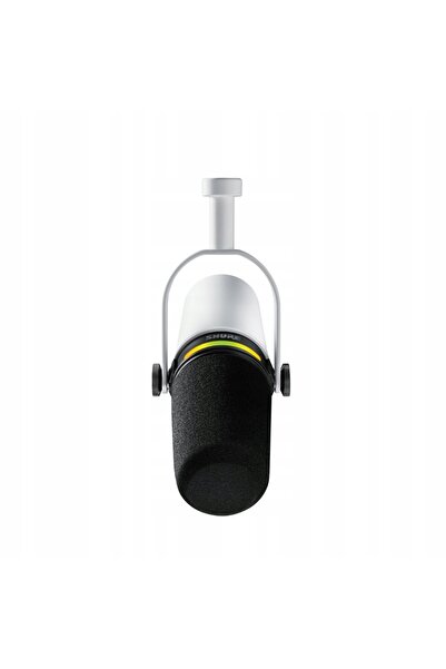 Shure MV7+-W - Microfon cu conexiune XLR/USB-C pentru prelegeri/cântat, alb