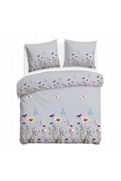 NO BRAND Set lenjerie de pat din flanelă de bumbac 160x200