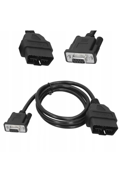 NO BRAND Cablu de diagnosticare 16 pini OBD2 la RS232 DB9