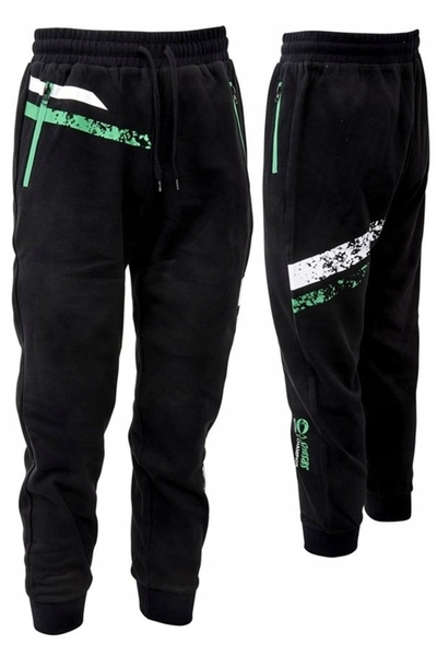 NO BRAND Pantaloni de trening Sensas Jogging Stripes Negri XL