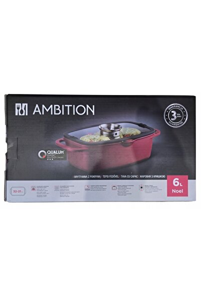 BEAUTY AMBITION Brytfanna 813202 Crăciun 32X21Cm Roșu Ambiție