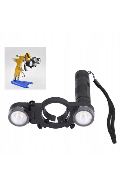 NO BRAND Lampă LED pentru pistol de vopsit, cu 3 moduri de luminozitate