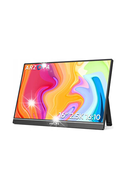 Arzopa Monitor portabil Z1Rc 16 " IPS pentru laptop și telefon 2560 X 1600 USB-C