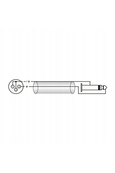 NO BRAND Cablu Roxtone 10m Jack 6.3 Mono XLR 3 pini Ж Dmxj210