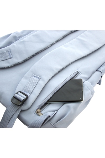 NO BRAND Rucsac de damă pentru tineret, negru, pentru școală și călătorii, cu...