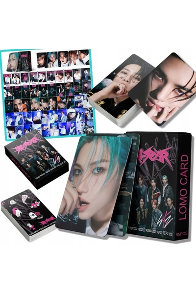 NO BRAND 55 de carduri Lomo Kpop, fotografii cu noul idol, set de carduri fot...