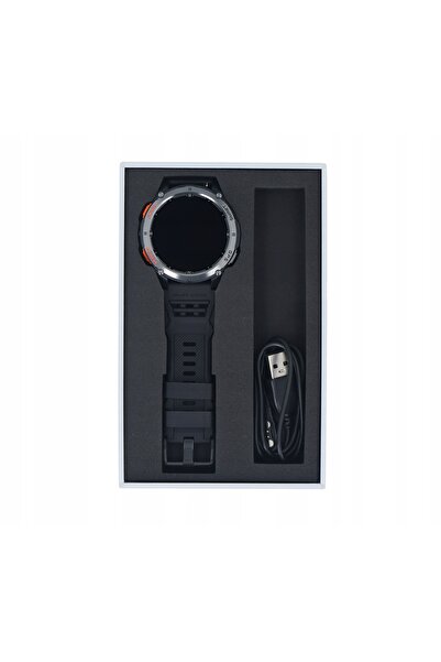NO BRAND Smartwatch Orb Negru 466X466 GPS Apeluri Busolă Pași Ritm cardiac Me...