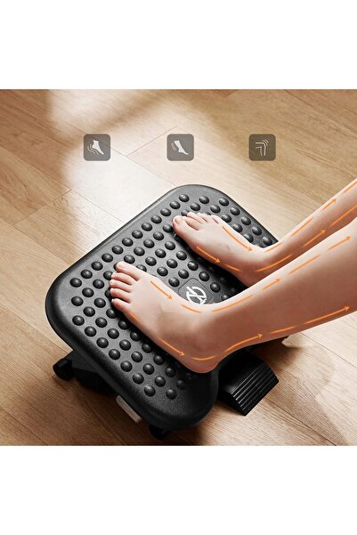 NO BRAND Suport pentru picioare de birou, reglabil, ergonomic, cu masaj.