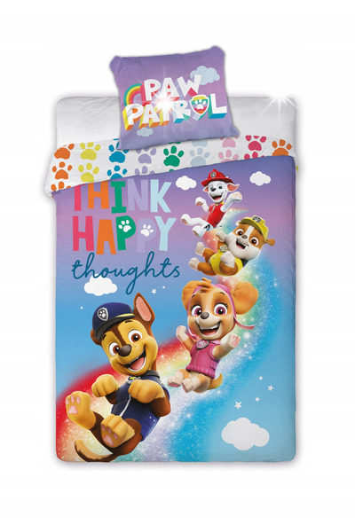 NO BRAND Lenjerie de pat din bumbac pentru copii Paw Patrol 160X200 Wz330