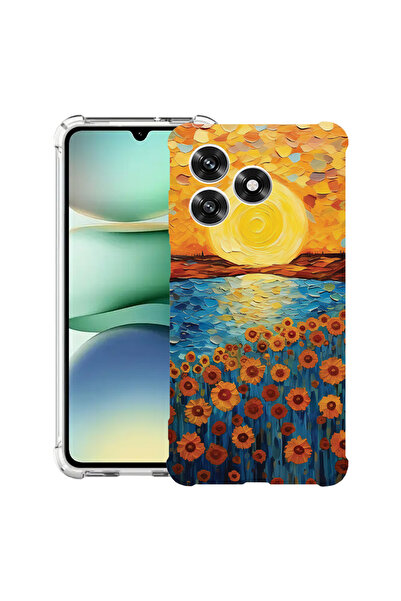 bestcase ®   Husă Antișoc pentru Honor 600 Lite, Design Floarea Soarelui, 314...