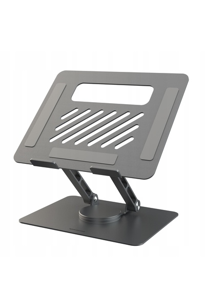 spacecase Suport de laptop tip taburet, rotativ 360°, din aluminiu