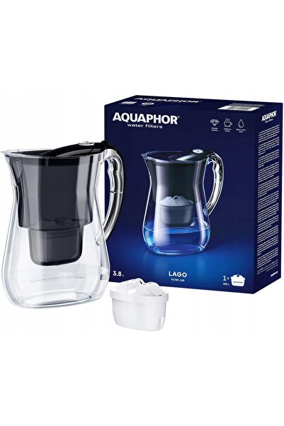 Aquaphor Morion Urcior cu filtru de apă Aquaphor Lago Negru 3.8L, Cartuș de c...