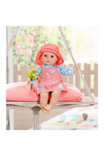 NO BRAND Baby Annabell Set vestimentar confortabil 2-în-1 Rochie + Salopetă 7...