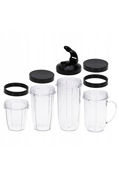 NO BRAND Blender tip cană pentru smoothie-uri 1200W, 4 căni, set portabil