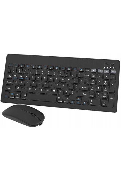 NO BRAND 2x tastatură îngustă silențioasă + set mouse USB 2.4GHz
