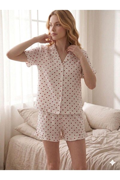 WOMEN'S WORLD FANTASY Short Sleeved Nightwear and Pajama Set