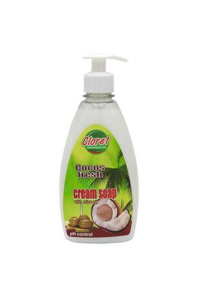 Cloret Liquid Soap, Chloret, 500 ml Creamy Coconut Fresh