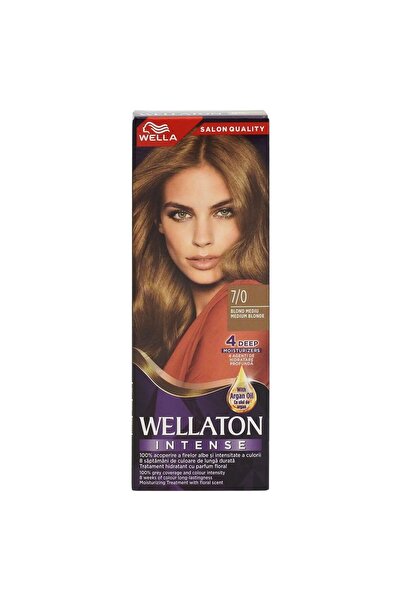 Wellaton Hair Dye, Wellaton, 7/0 Medium Blonde