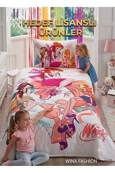 Hedef Lisanslı Ürünler TAÇ Lisanslı Winx Club Fashion Pike Takımı Tek Kişilik...
