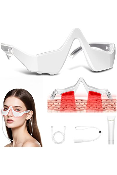TERRION Under-Eye Light Therapy Device, Beauty Device with Eye Massage for Re...