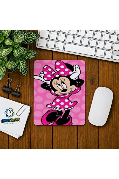 Ghostbastır Design Minnie Mouse Baskılı Oyuncu Mousepad 0206