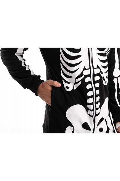 NO BRAND Salopetă Costum Pijama Schelet Pijama Pijama de pluș Unisex Hallowee...
