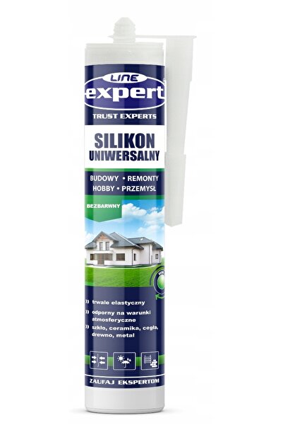 NO BRAND Silicon universal de construcții incolor 280ml Pachet 15 bucăți