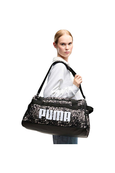 Puma Bag Challenger Aop Small Sports Bag 35L, Black, Unisex