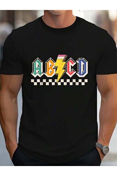 799 100% Cotton ABCD In Class First Day Back To School Teacher Student T-Shir...