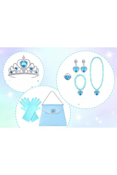 NO BRAND Set accesorii costum prințesă 11 piese pelerină coroană Halloween