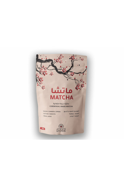 Japanese Dose شاي ماتشا عالي الجودة 100 جرام