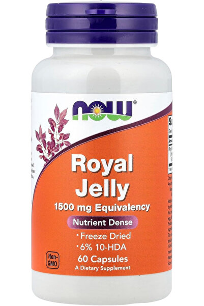 Now Food Now Foods Royal Jelly 1500Mg Caps. 60 Capsules Freeze Dried