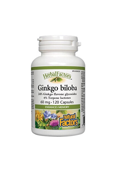 Natural Factors Gin Kgo Biloba, 120 Capsules