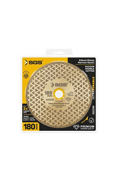SGS SGS2296 Vakum Elmas Mermer Granit Seramik Kesici 180mm