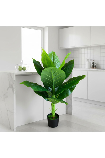 DIGITAL Merchandise Plantă Artificială Tip Bananier Musa, 100 cm, Verde