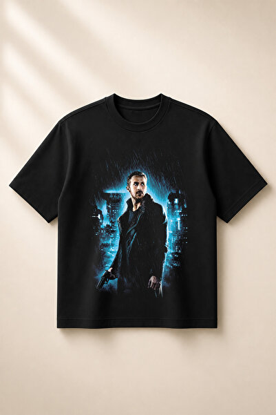 SVART WEAR Blade Runner majica sa širokim krojem i printom, unisex, 100% pamu...