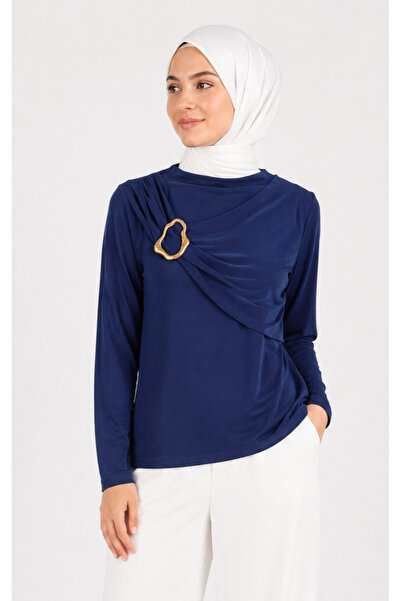 Livaa Sendy Blouse with Lycra and Bronchial Detail