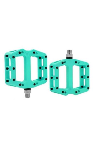 SARİSSA BİSİKLET Briviga Plastik Çivili Platform Pedal Turkuaz Bisiklet Pedal...