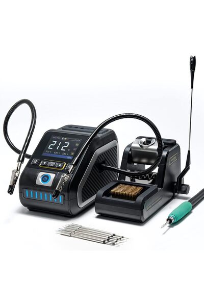FNIRSI Fier de lipit digital DWS-200 F245 200W + 6x vârfuri F245