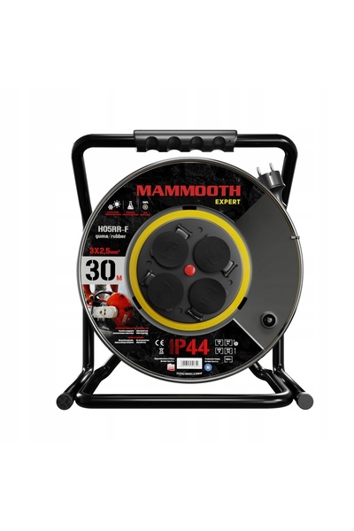 Mammoth Comics Cablu prelungitor electric tip tambur specializat 30m, 230V, 3...