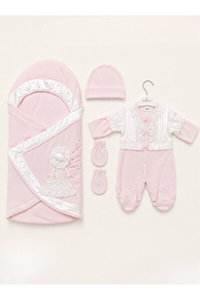 Kardeşler Bebe Baby Swaddle Romper Set