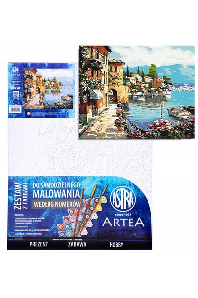 Astralwerks Pictură pe numere 40x50cm Vacanță Astra