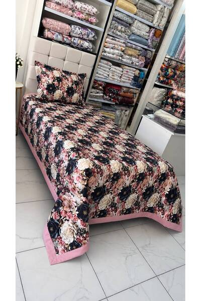 AHSEN TASARIM Double-Sided Single Person Quilted Pique Set 160X240 Single Per...